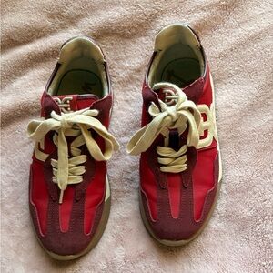 Sam Edelman Red and Burgundy Women's Sneakers